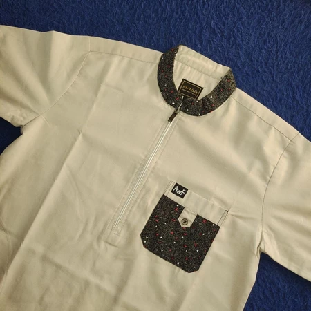 Kemeja Koko Al-Wafa Preloved Warna Cream